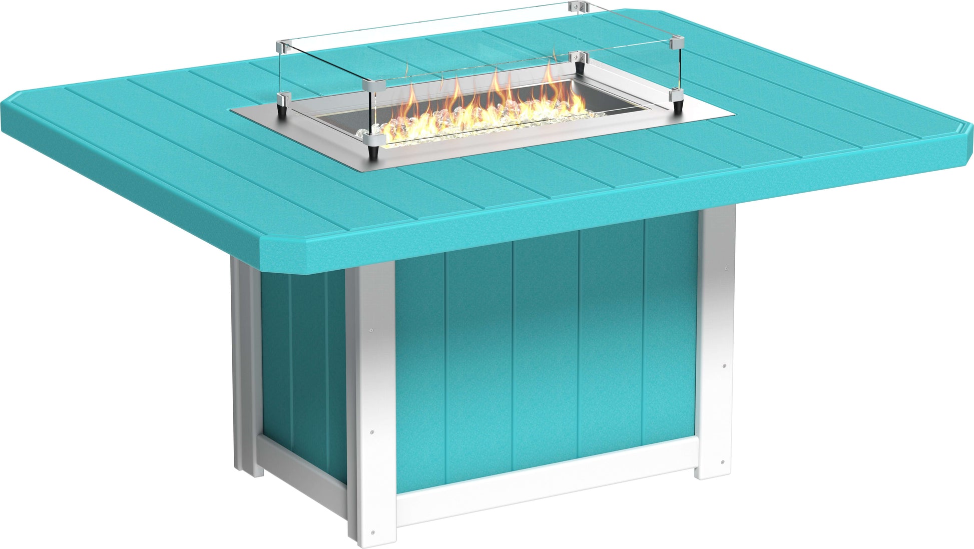 LuxCraft Lumin Fire Table 62" Rectangular