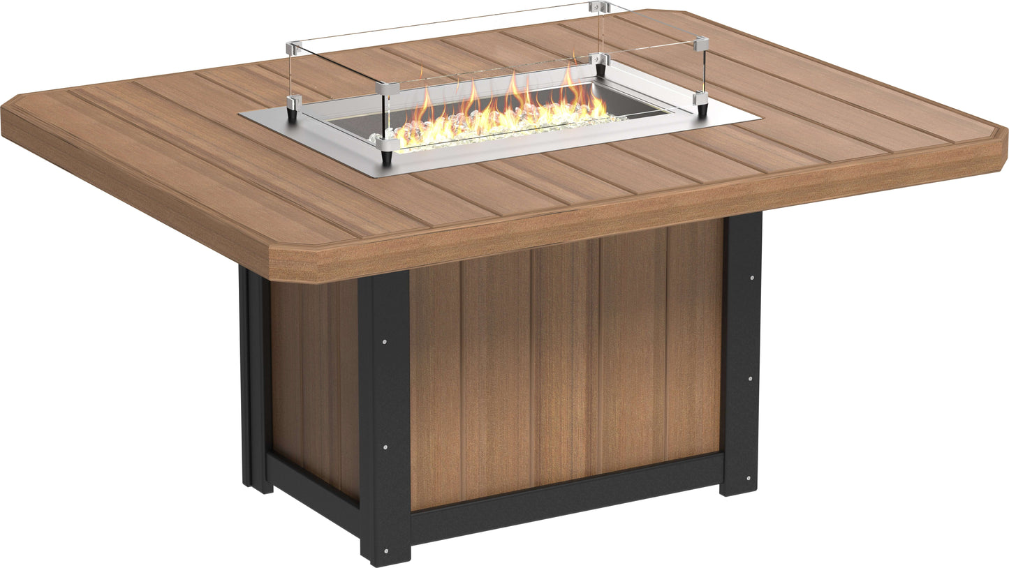 LuxCraft Lumin Fire Table 62" Rectangular