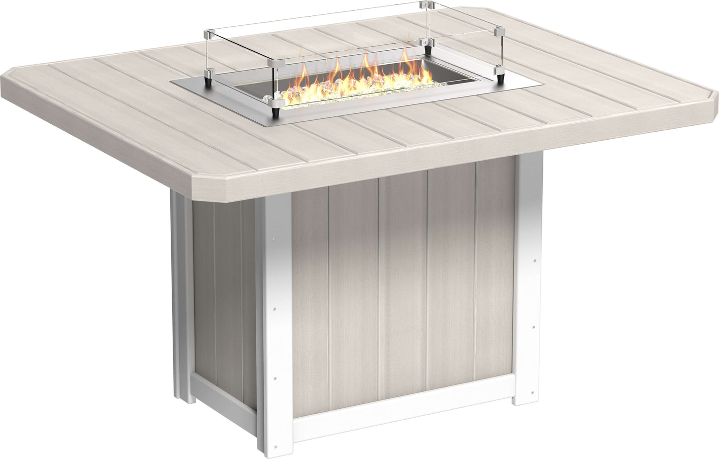 LuxCraft Lumin Fire Table 62" Rectangular