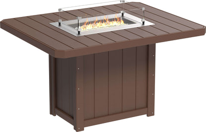 LuxCraft Lumin Fire Table 62" Rectangular