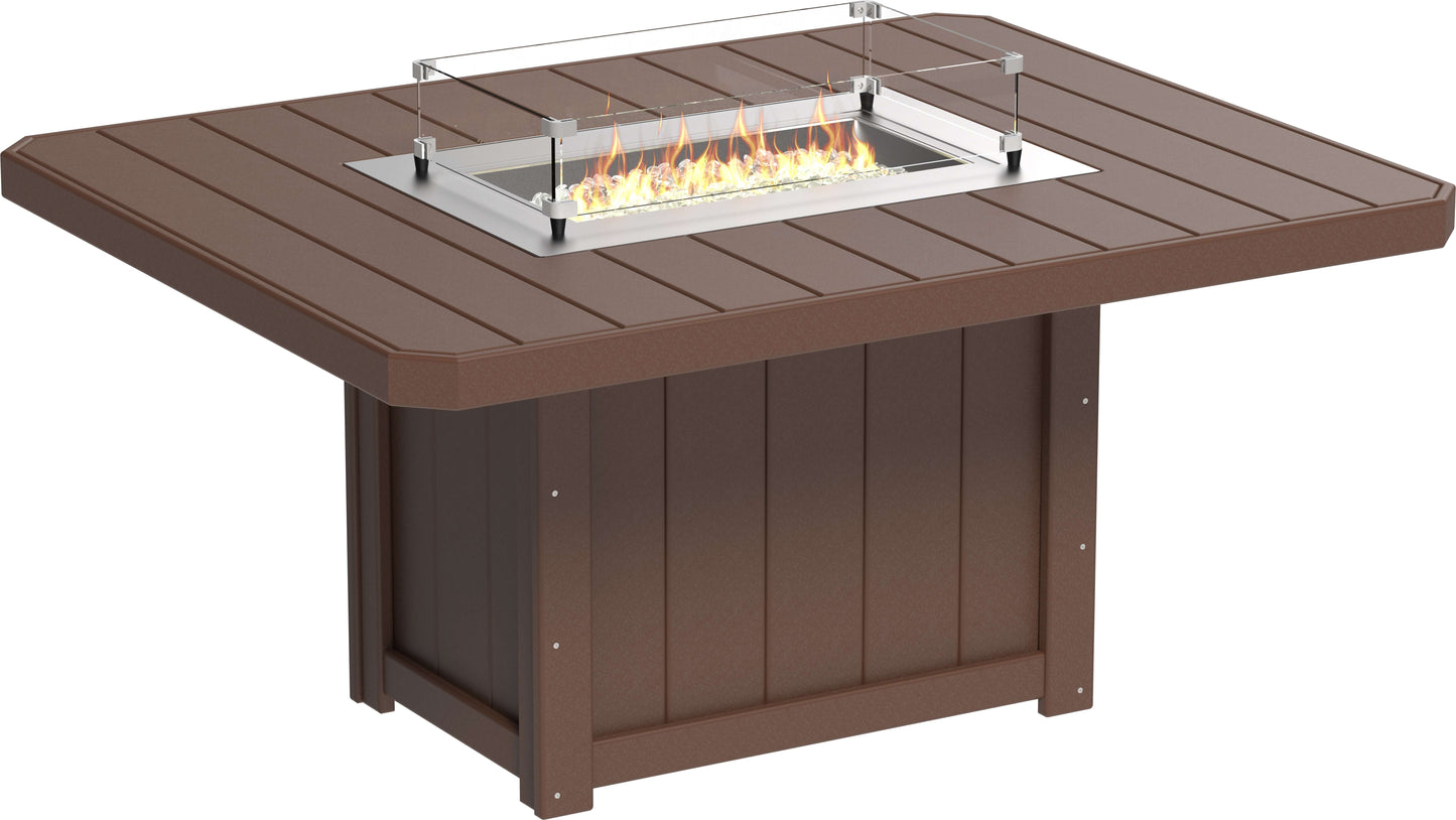 LuxCraft Lumin Fire Table 62" Rectangular