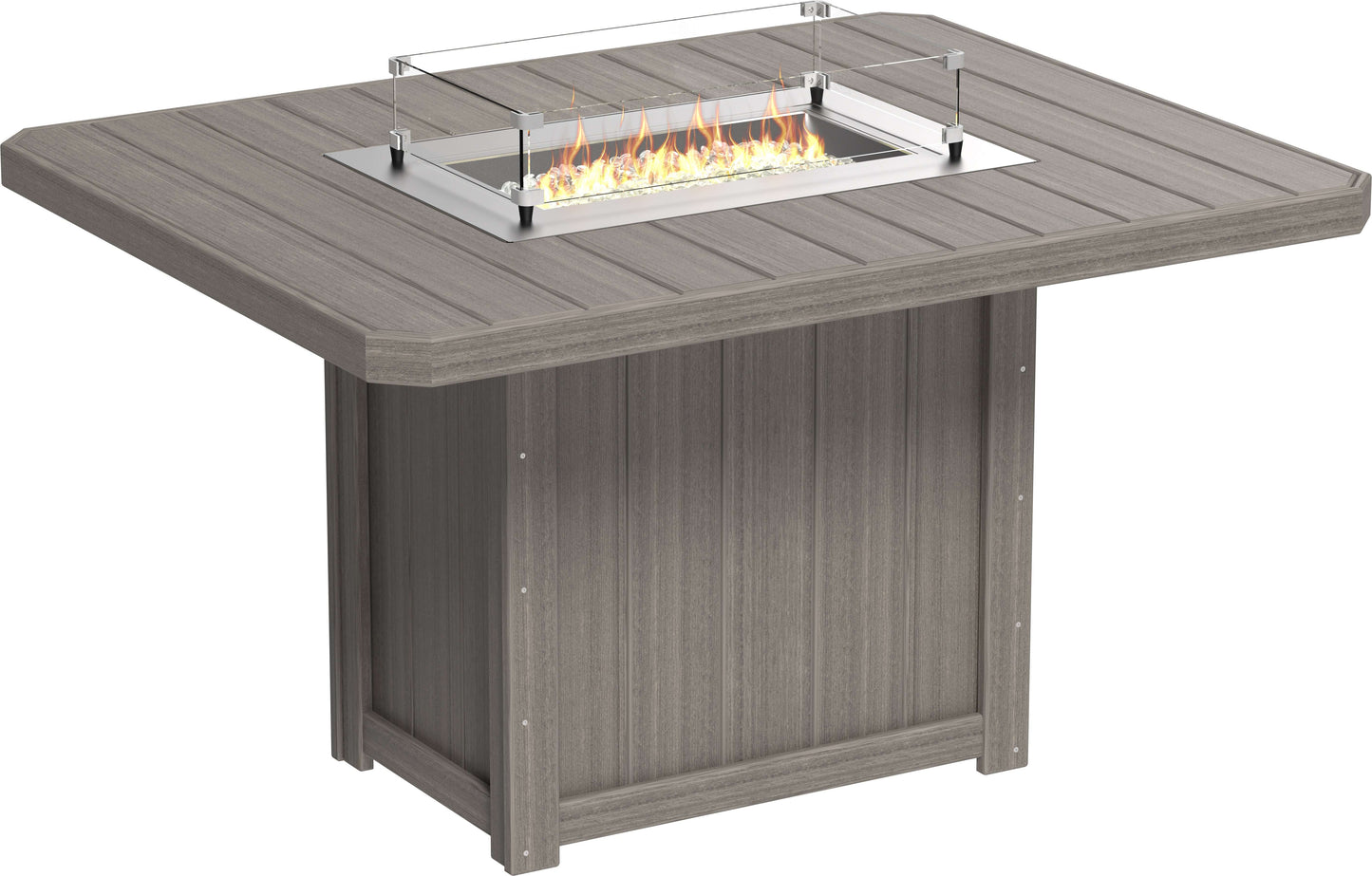 LuxCraft Lumin Fire Table 62" Rectangular