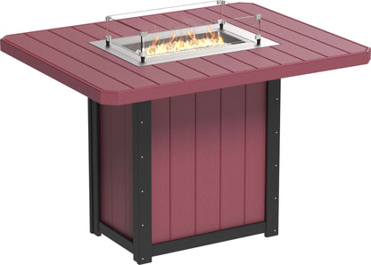 LuxCraft Lumin Fire Table 62" Rectangular