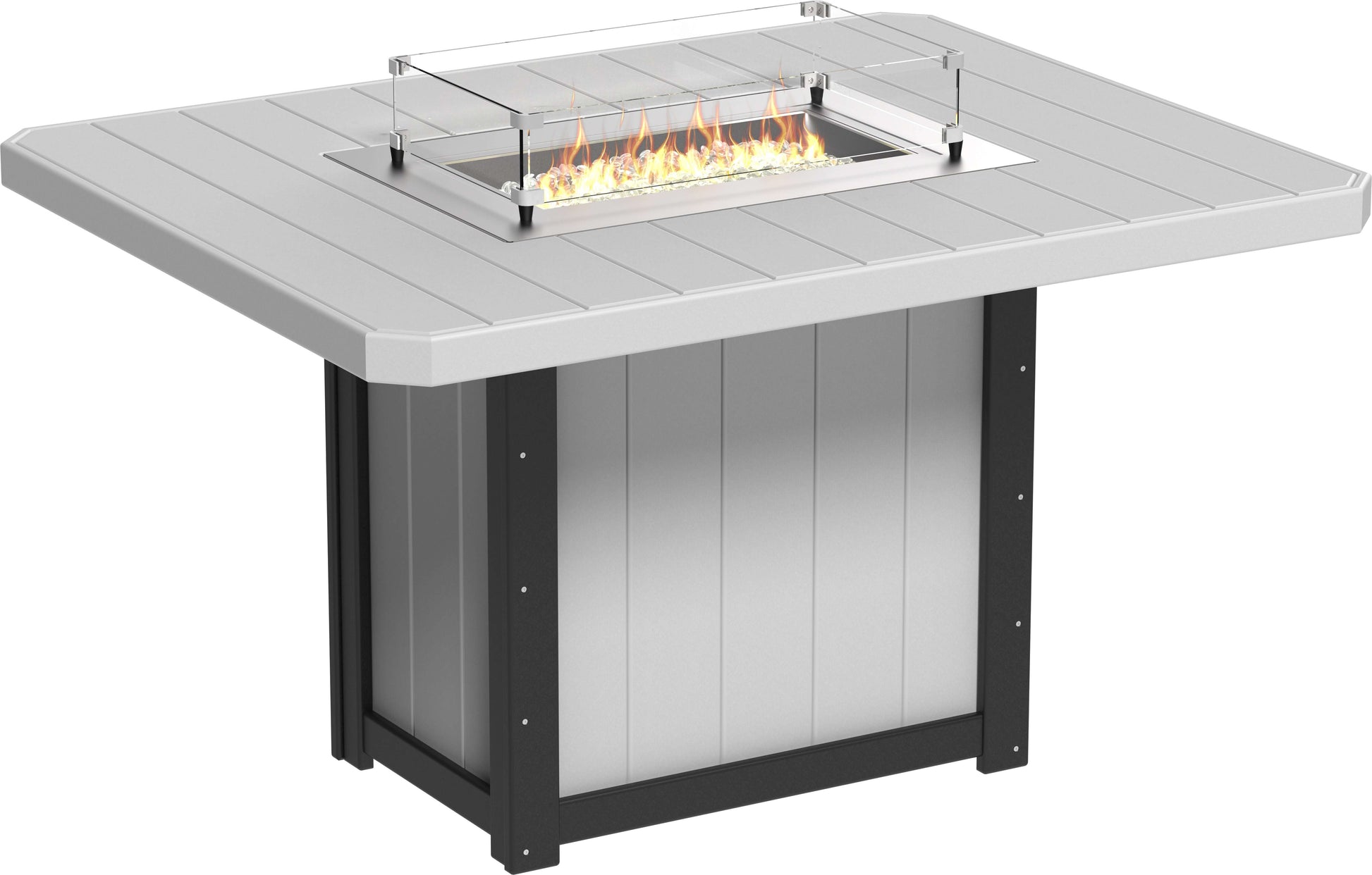 LuxCraft Lumin Fire Table 62" Rectangular