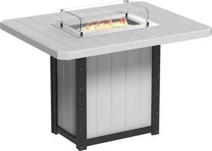 LuxCraft Lumin Fire Table 62" Rectangular