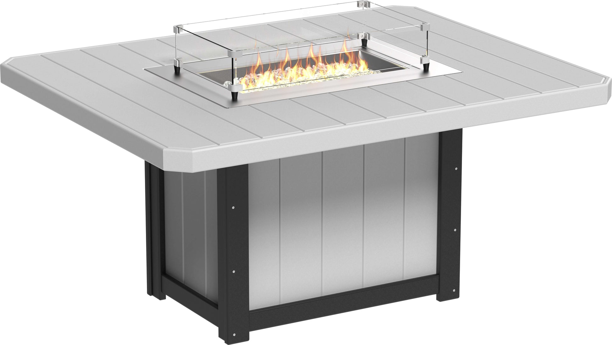 LuxCraft Lumin Fire Table 62" Rectangular