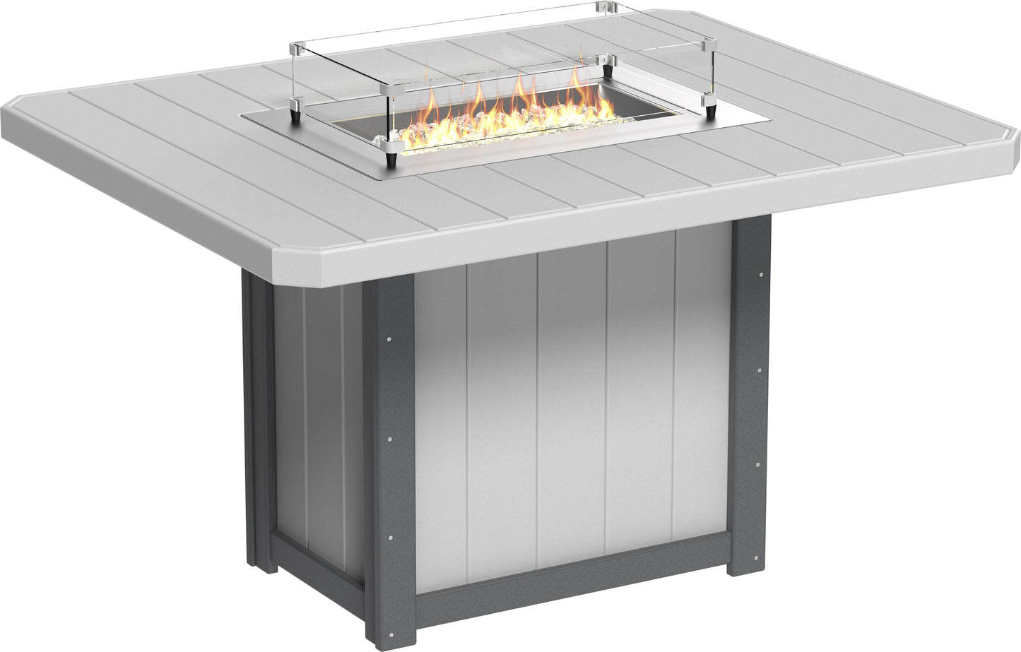 LuxCraft Lumin Fire Table 62" Rectangular