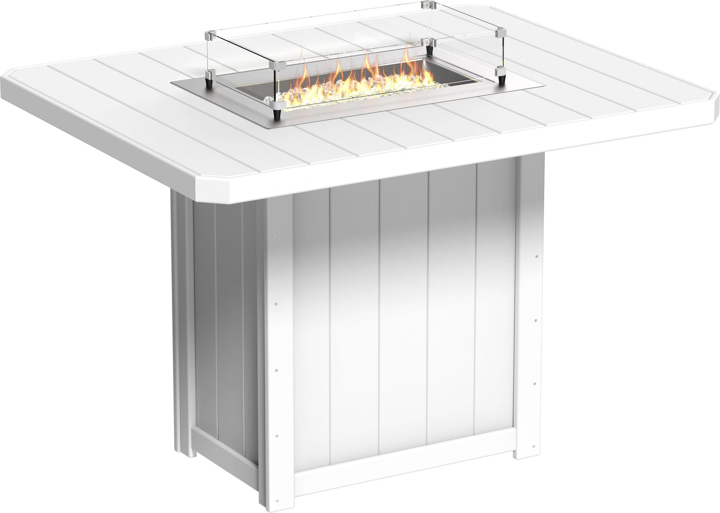 LuxCraft Lumin Fire Table 62" Rectangular