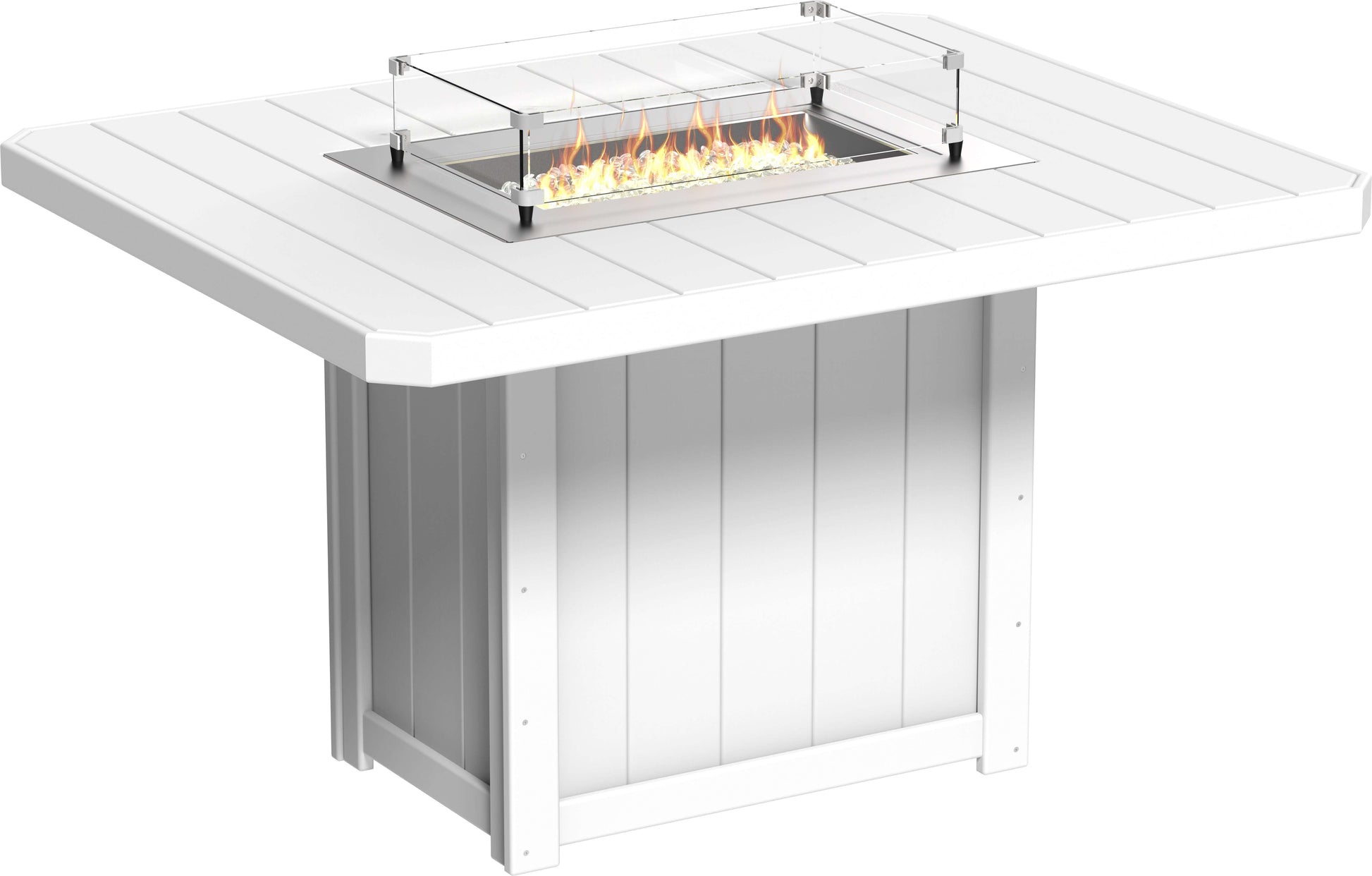 LuxCraft Lumin Fire Table 62" Rectangular