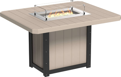 LuxCraft Lumin Fire Table 62" Rectangular