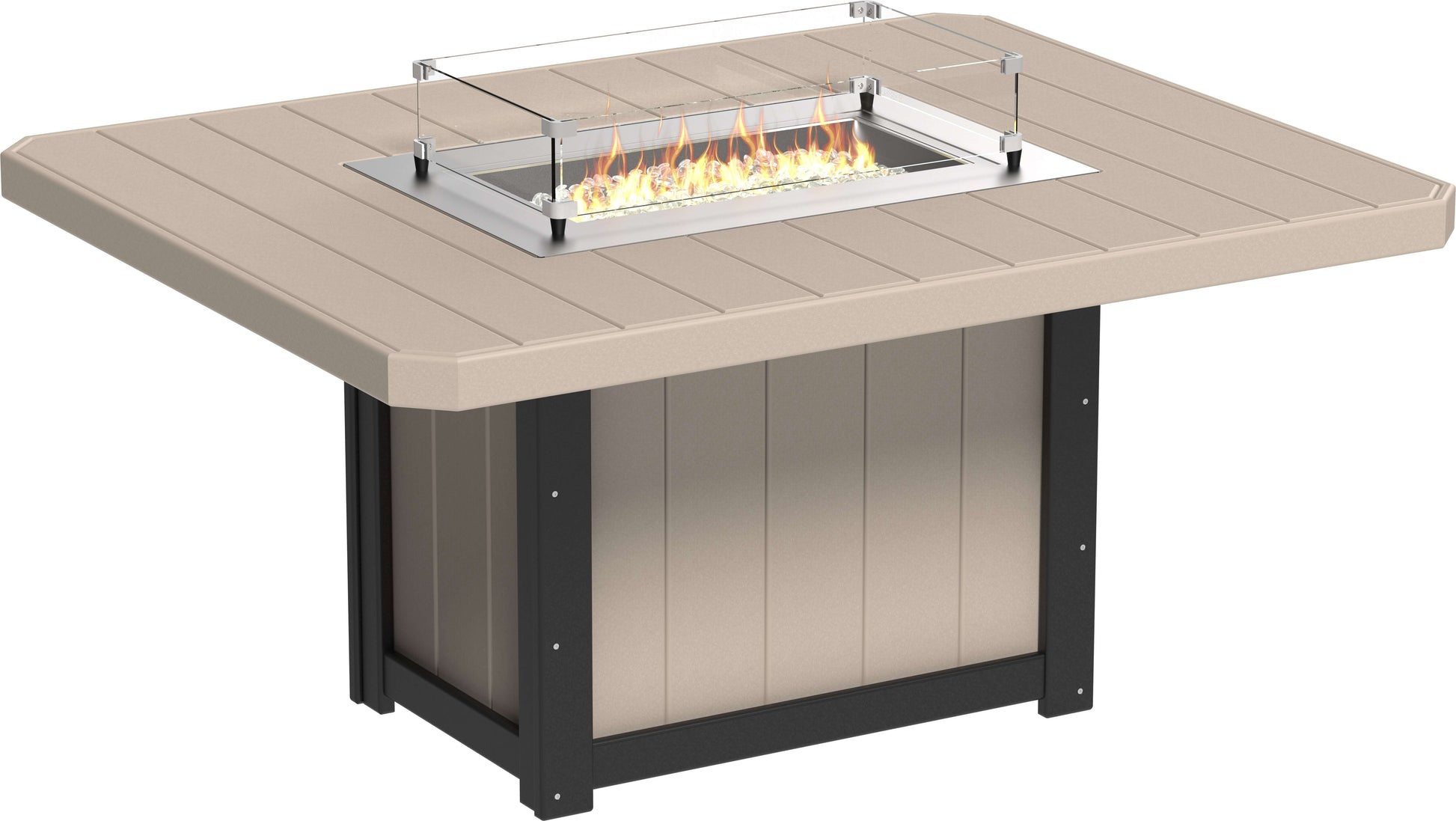 LuxCraft Lumin Fire Table 62" Rectangular