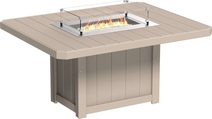 LuxCraft Lumin Fire Table 62" Rectangular