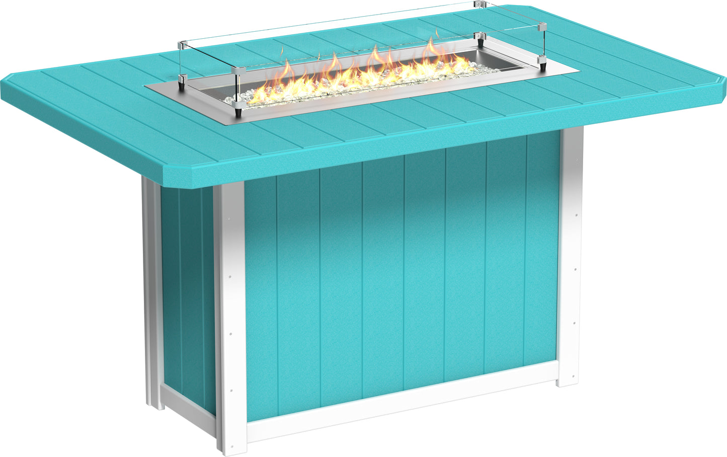 LuxCraft Lumin Fire Table 79" Rectangular