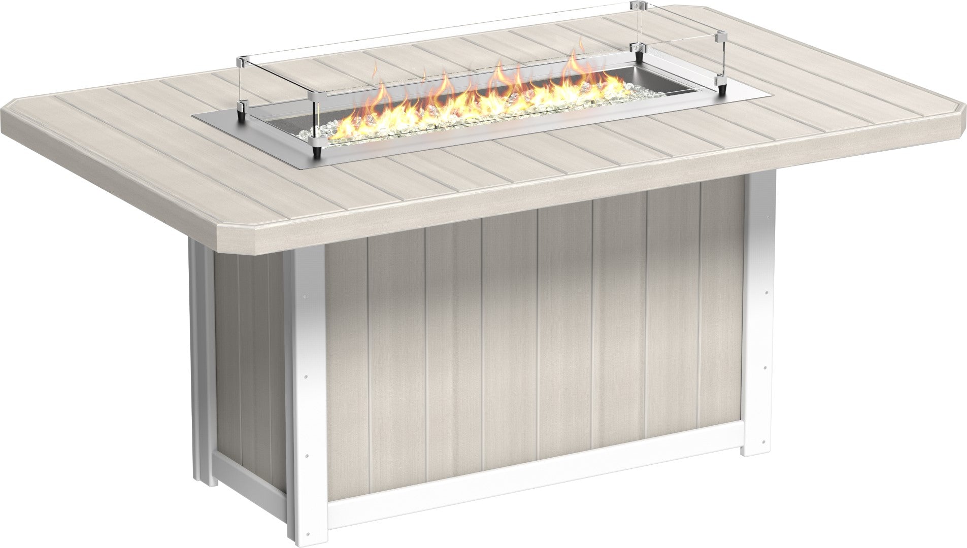 LuxCraft Lumin Fire Table 79" Rectangular