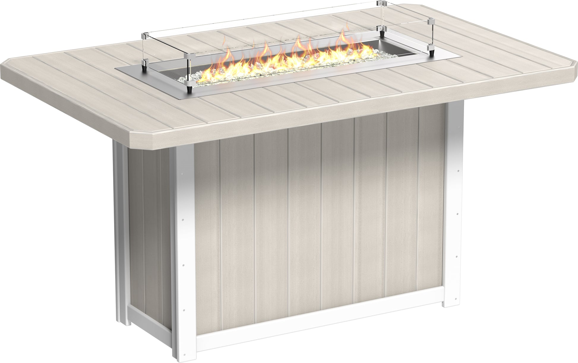 LuxCraft Lumin Fire Table 79" Rectangular