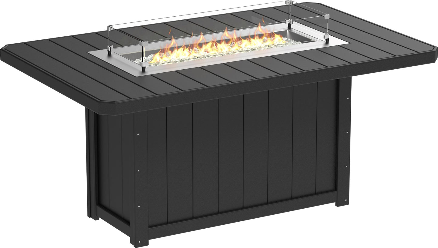 LuxCraft Lumin Fire Table 79" Rectangular