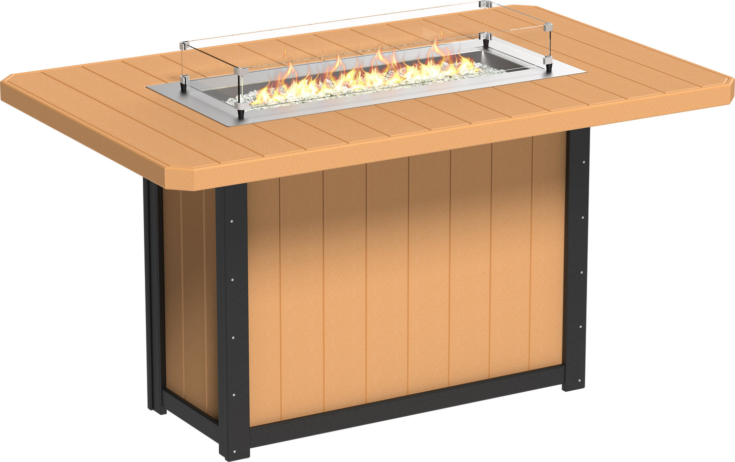 LuxCraft Lumin Fire Table 79" Rectangular