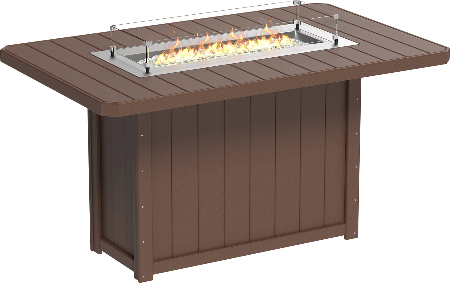 LuxCraft Lumin Fire Table 79" Rectangular