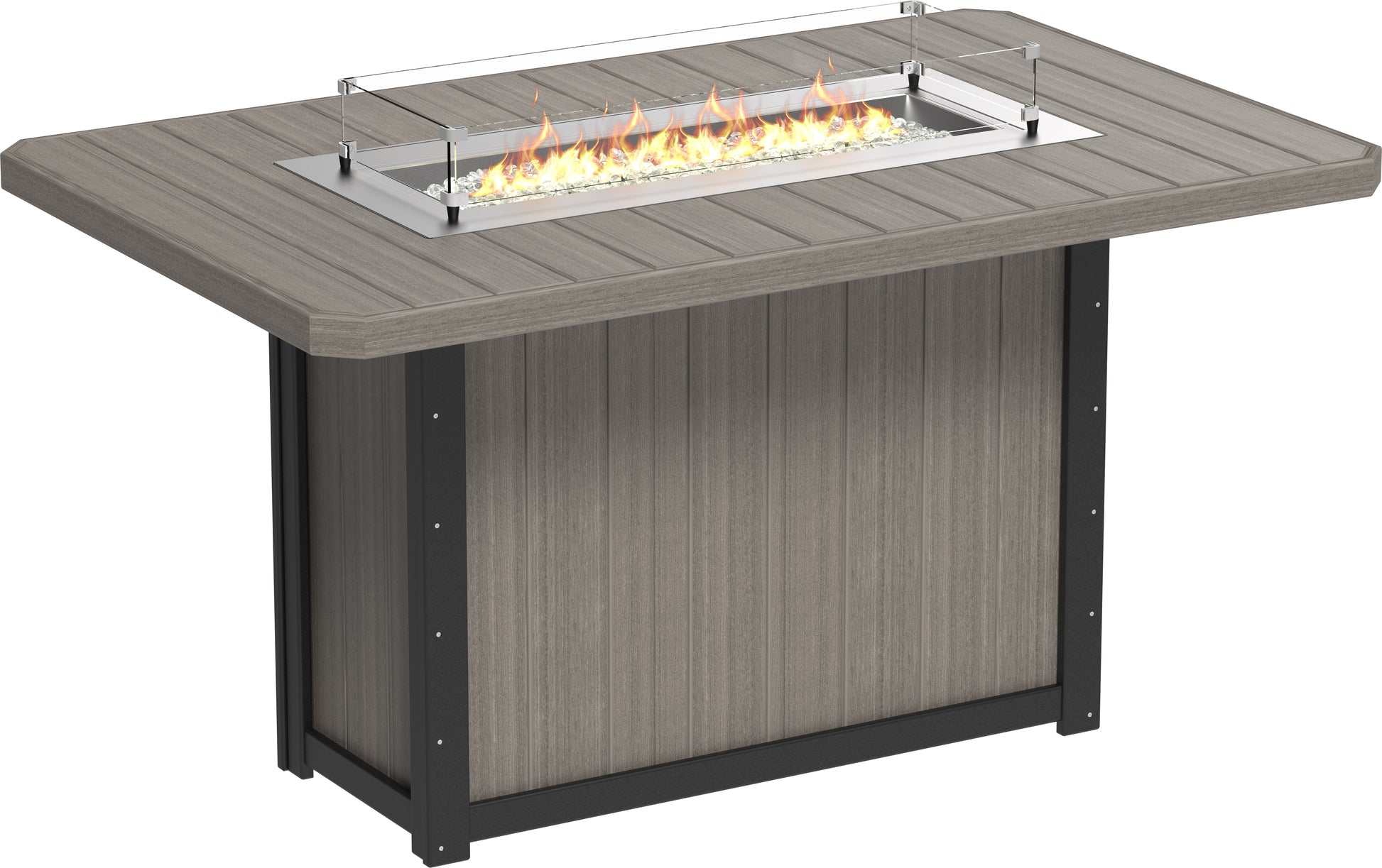 LuxCraft Lumin Fire Table 79" Rectangular