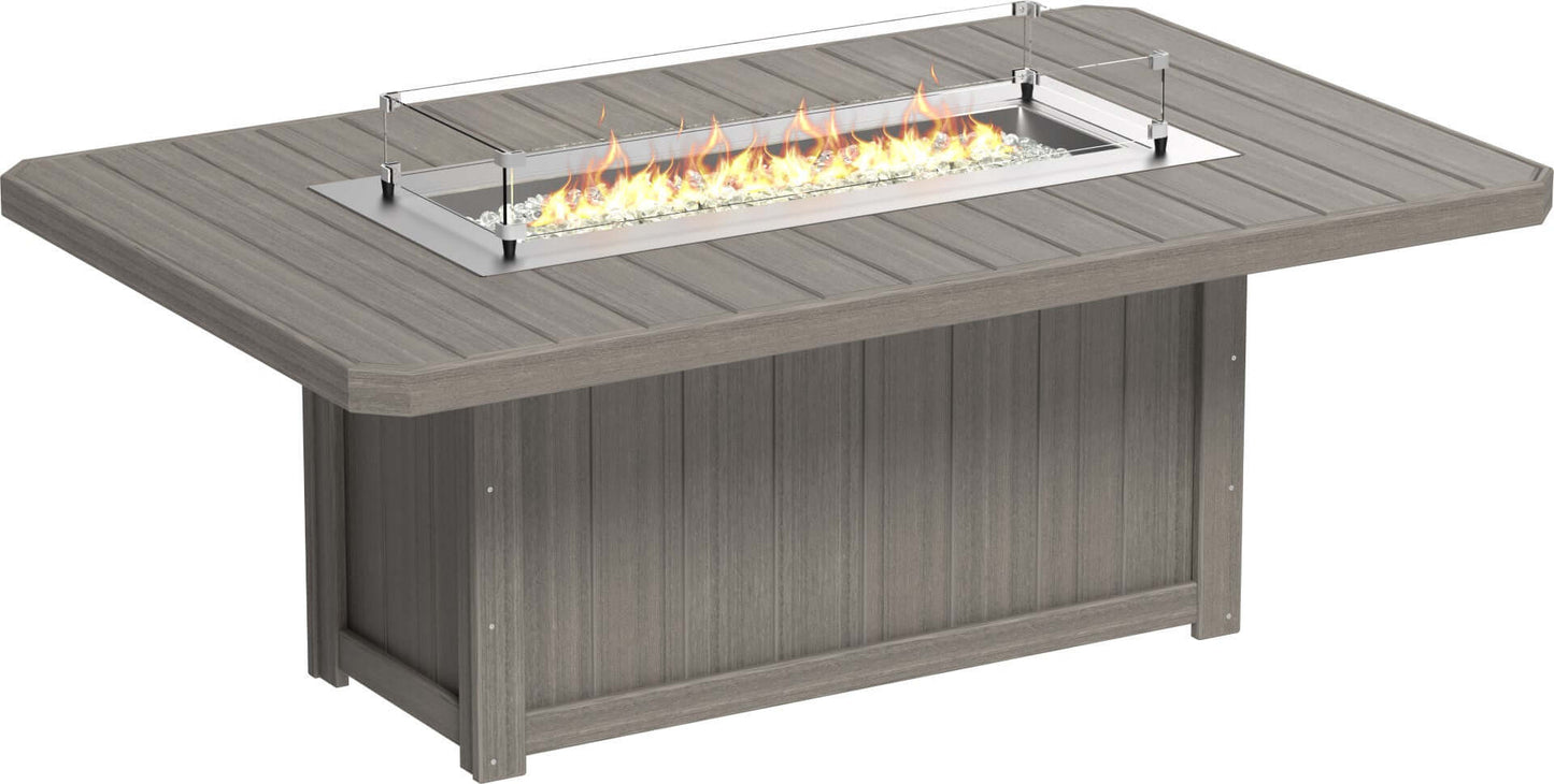 LuxCraft Lumin Fire Table 79" Rectangular