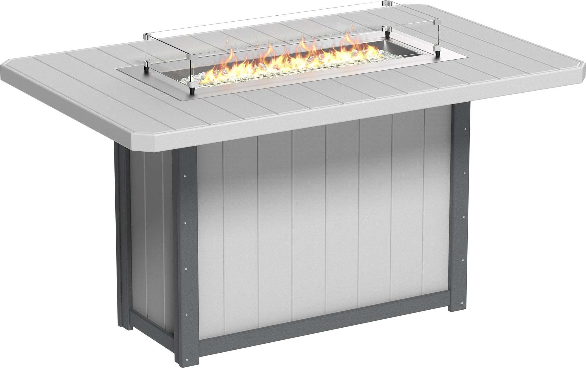 LuxCraft Lumin Fire Table 79" Rectangular