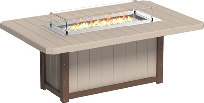 LuxCraft Lumin Fire Table 79" Rectangular