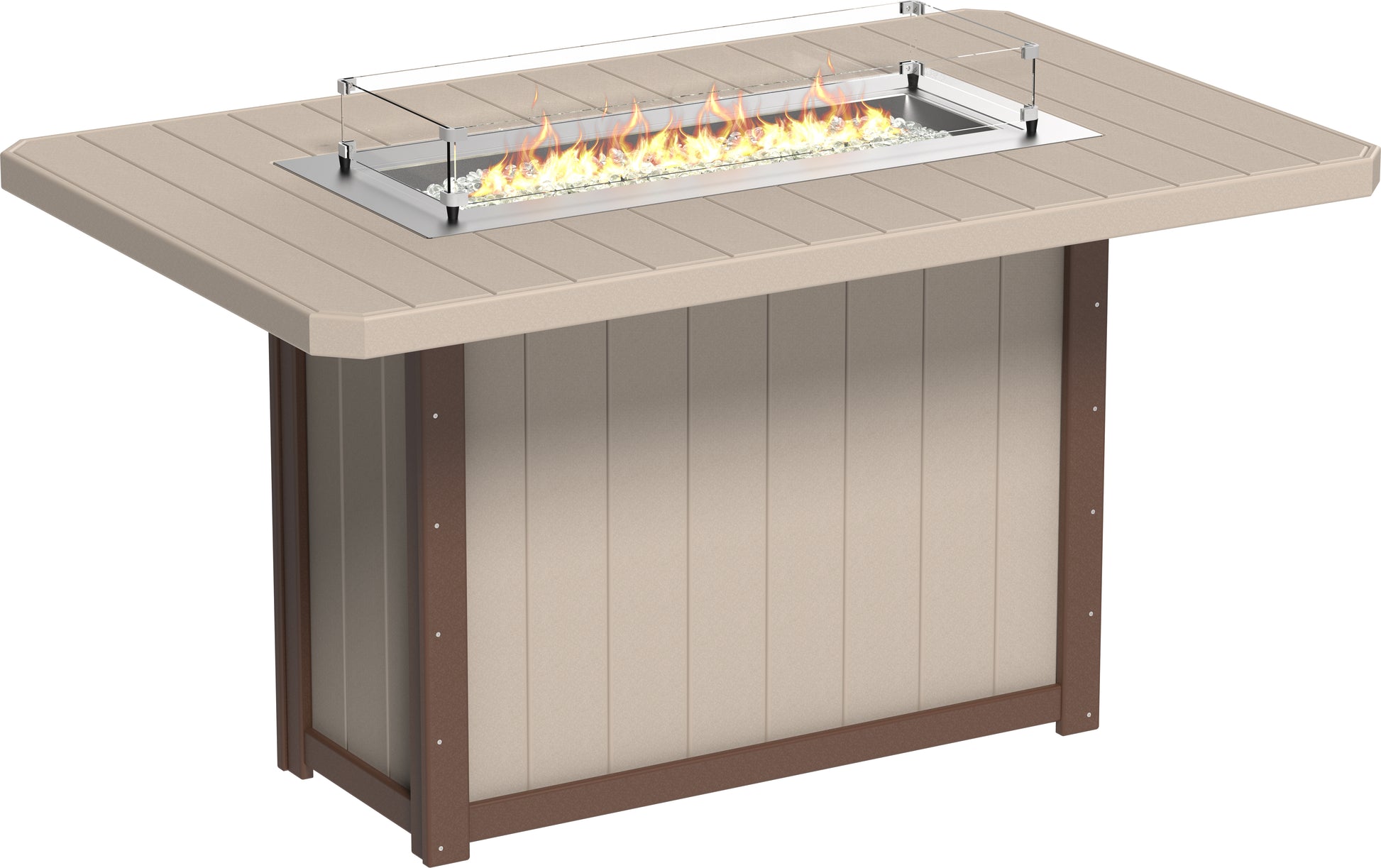 LuxCraft Lumin Fire Table 79" Rectangular