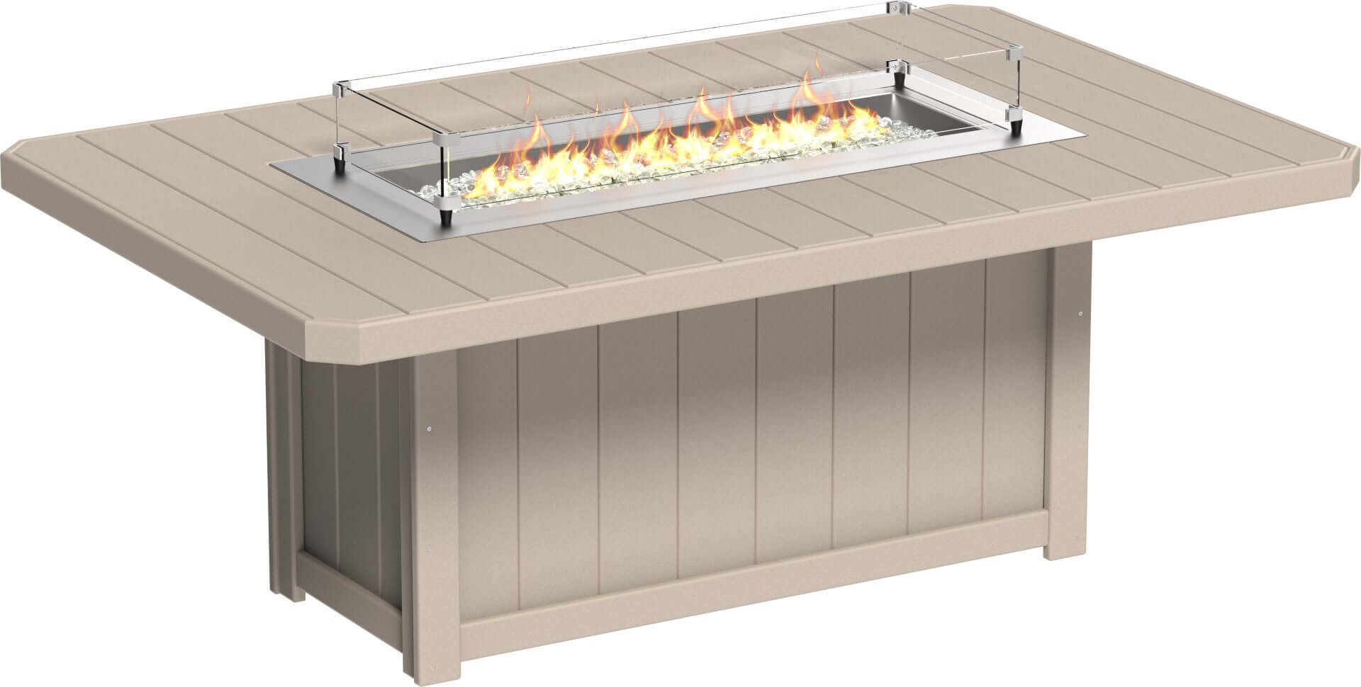 LuxCraft Lumin Fire Table 79" Rectangular