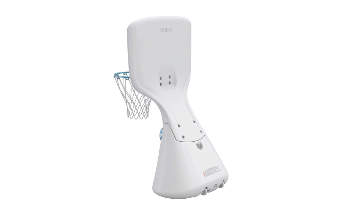 Ledge Lounger Hoopstr, the ultimate poolside basketball hoop designed for fun, style, and durability.
