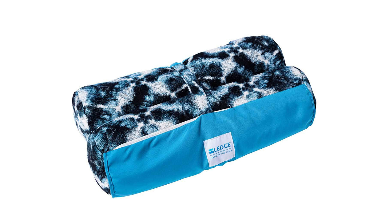 Made from fade-resistant, marine-grade fabrics and filled with mold- and mildew-resistant foam beads, this hammock is built to endure chlorine, saltwater, and lake environments without popping, ripping, or tearing.