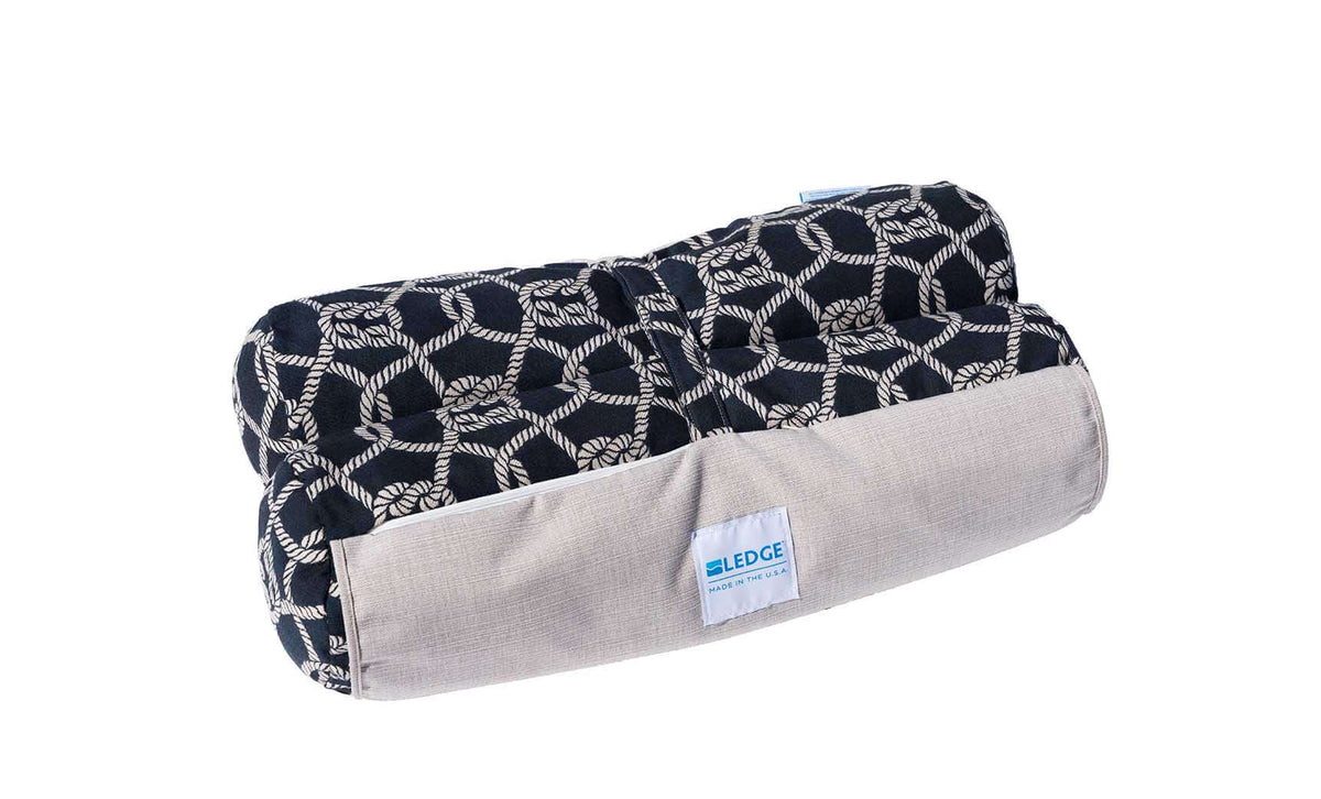 Made from fade-resistant, marine-grade fabrics and filled with mold- and mildew-resistant foam beads, this hammock is built to endure chlorine, saltwater, and lake environments without popping, ripping, or tearing.
