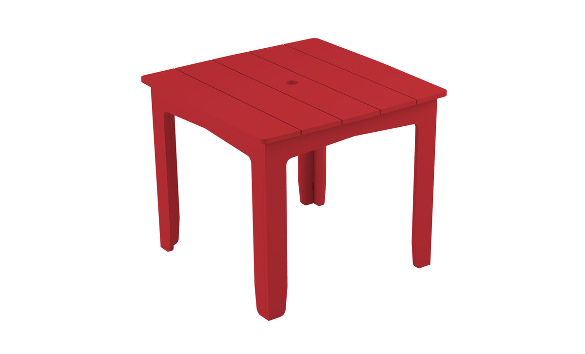 Mainstay 36-inch Square Dining Table in Red