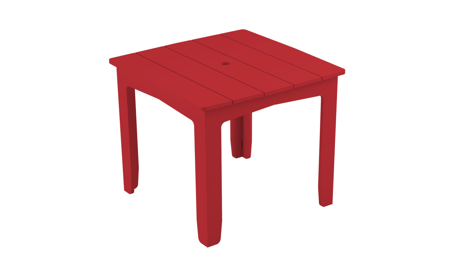 Mainstay 36-inch Square Dining Table in Red