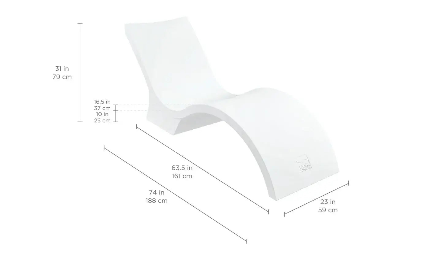 Ledge Lounger In-Pool Signature Chaise Deep