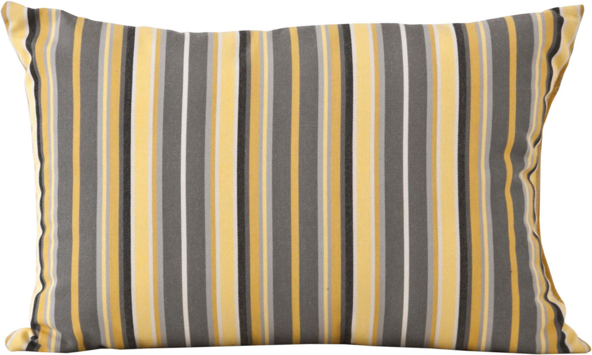LuxCraft Outdoor Lumbar Pillow arranged for outdoor lounge accent — durable outdoor fabric