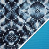 Laze Pillow Shibori Blue