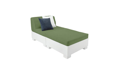Ledge Lounger Affinity 2-Piece Sun Chair, tanning ledge lounger with backrest and ottoman