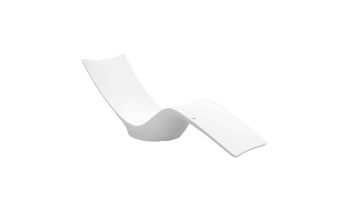 Ledge Lounger Autograph Chaise is designed for use on your pool’s tanning ledge, baja shelf, or sun shelf with water depths of 0-9 inches, this chaise blends architectural elegance with cutting-edge ergonomics, offering best-in-class lumbar, head, and nec