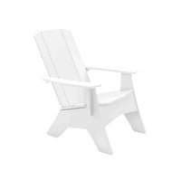 White Resin Adirondack Chair