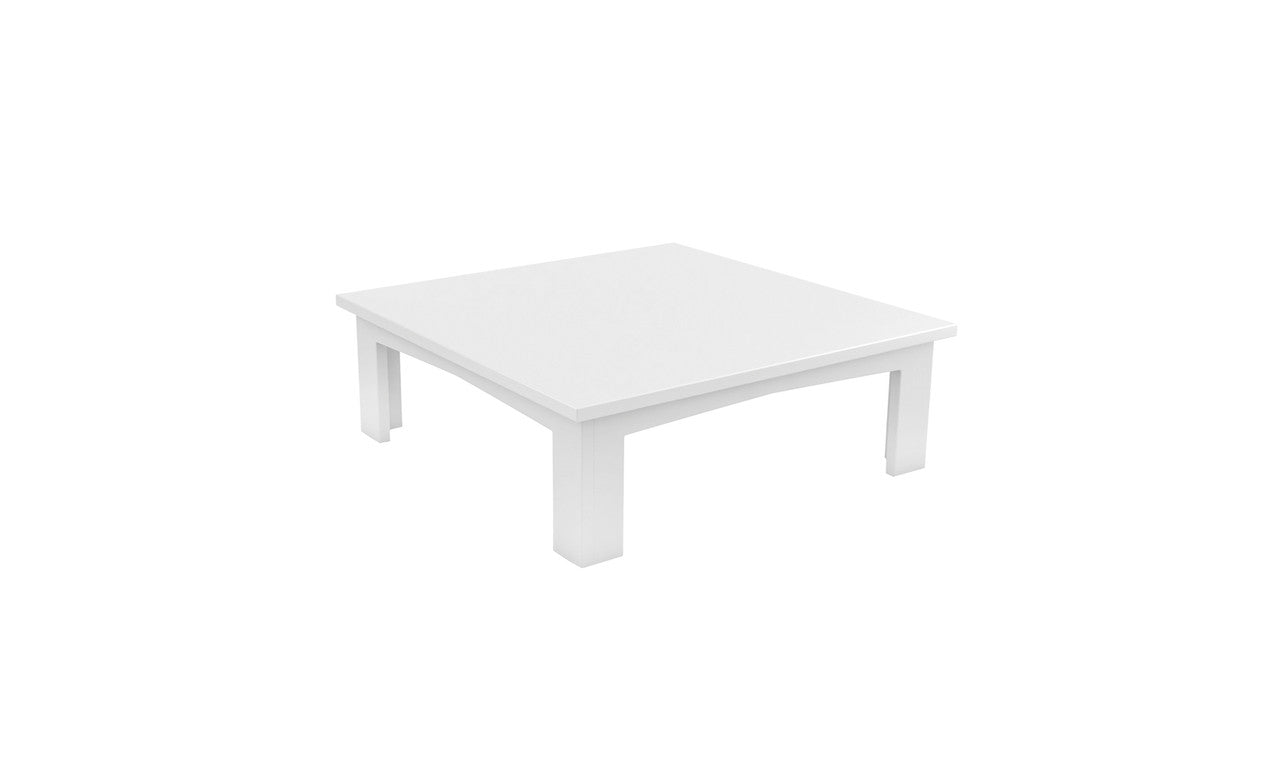 Ledge Lounger Mainstay Square Coffee Table in White