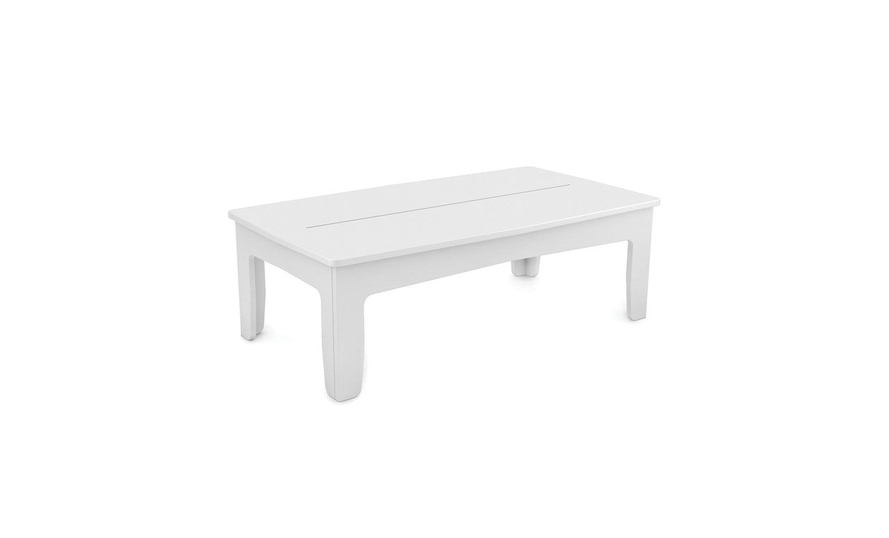 Ledge Lounger Mainstay Rectangular Coffee Table in White