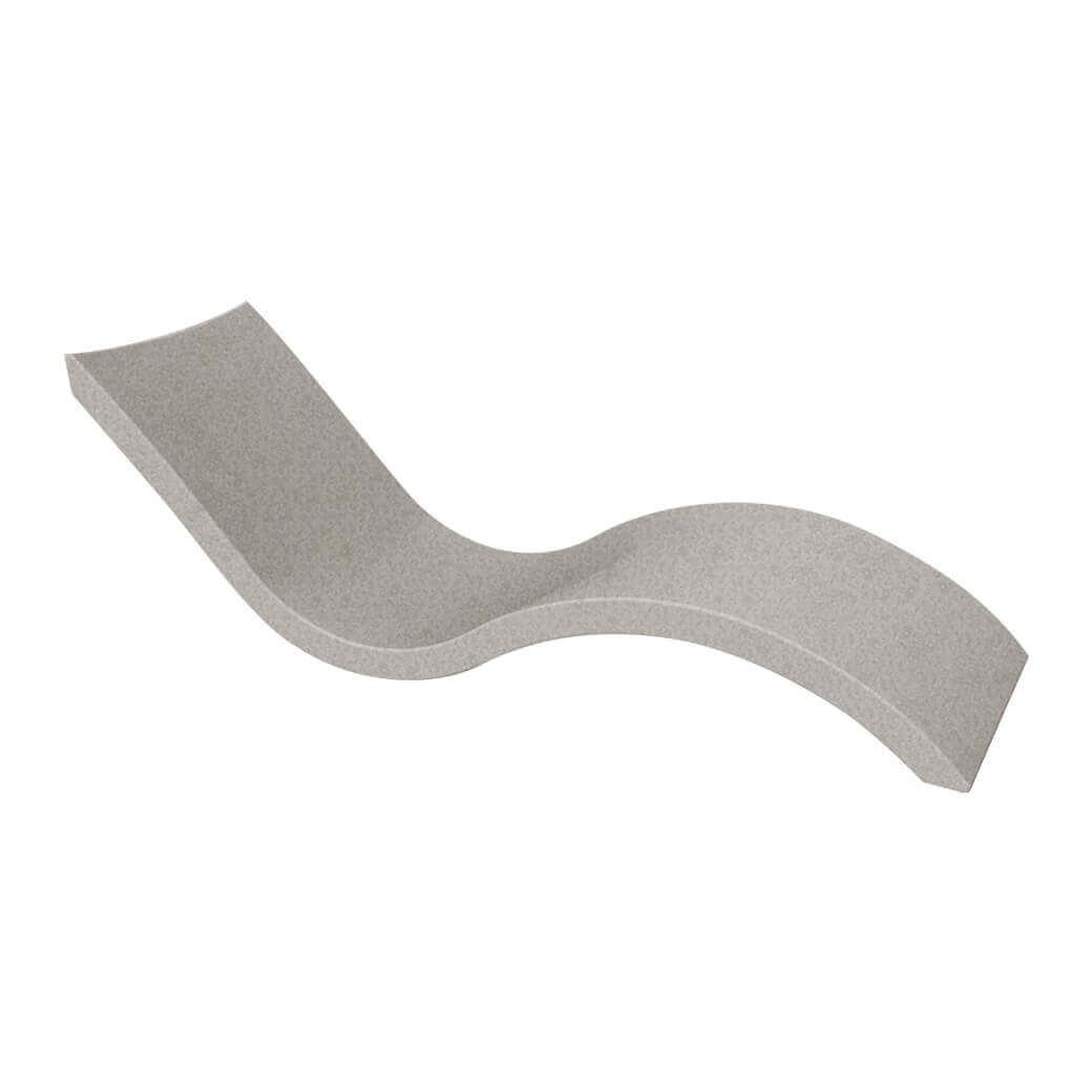 Ledge Lounger Signature Chaise, crafted for supreme comfort on your pool’s sun shelf, tanning ledge, or any surface submerged in 0-9 inches (0-22 cm) of water.