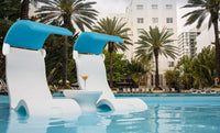 Ledge Lounger Signature Chair is designed for easy setup on your pool’s tanning ledge, sun shelf, or any flat surface submerged in 0-9 inches of water, this chair transforms your outdoor space into a serene oasis.