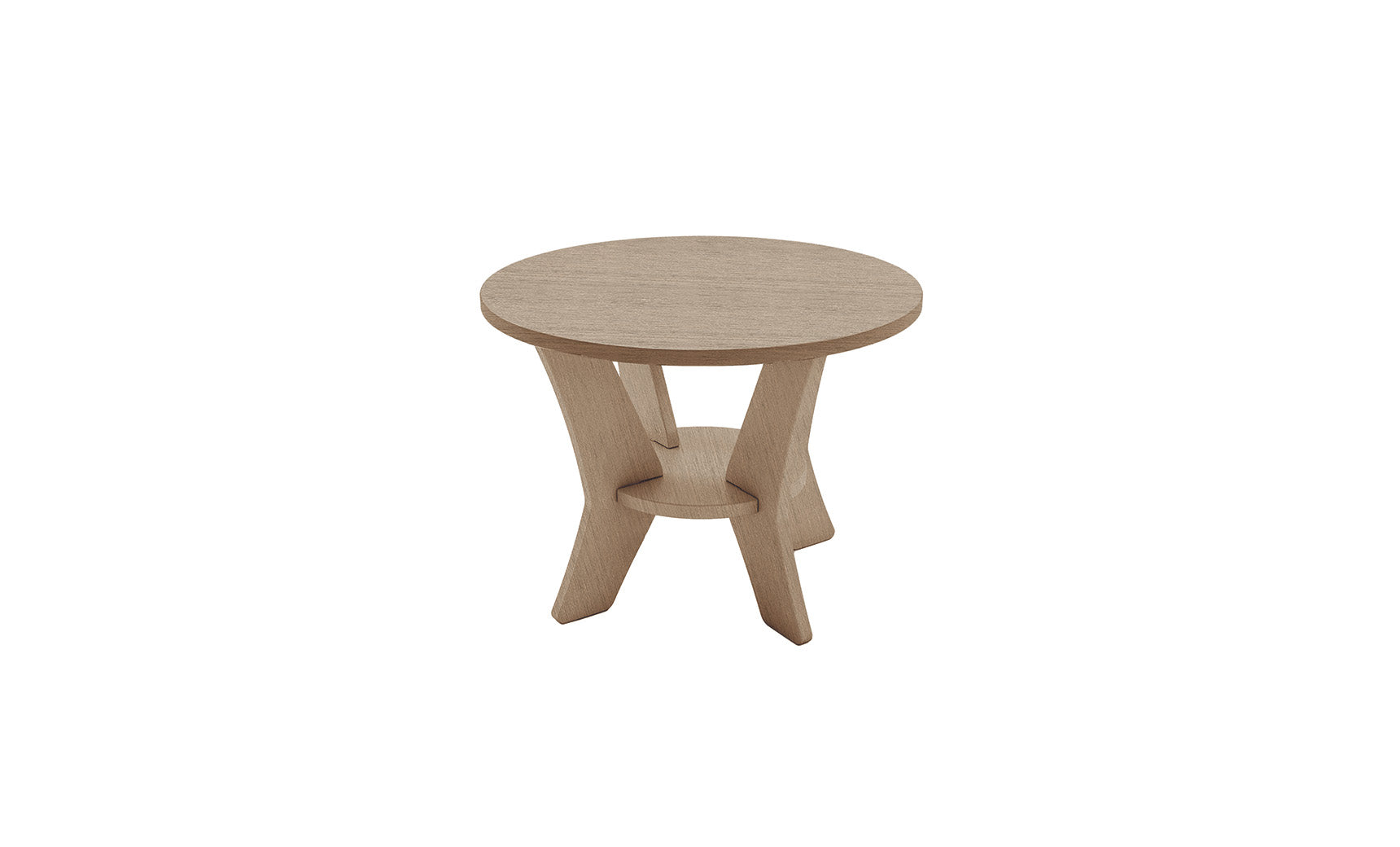 Mainstay Round Side Table in Wheat