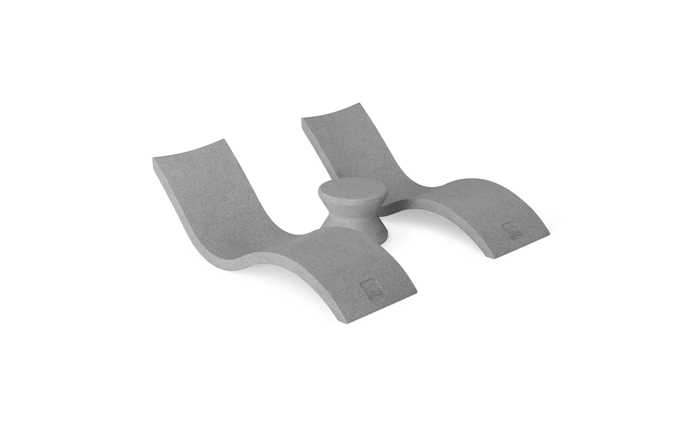 Ledge Lounger Signature Chaise & Side Table In-Pool Set