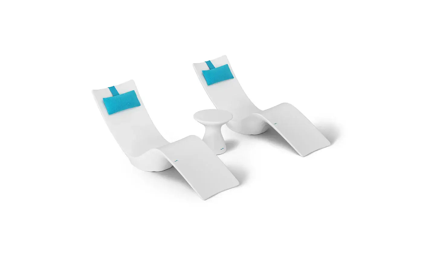 Ledge Lounger Autograph Chaise & Side Table In-Pool Set