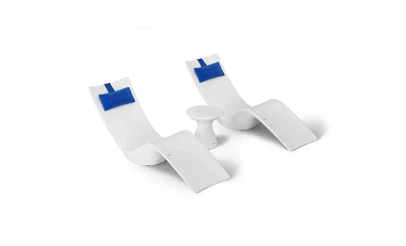 Ledge Lounger Autograph Chaise & Side Table In-Pool Set
