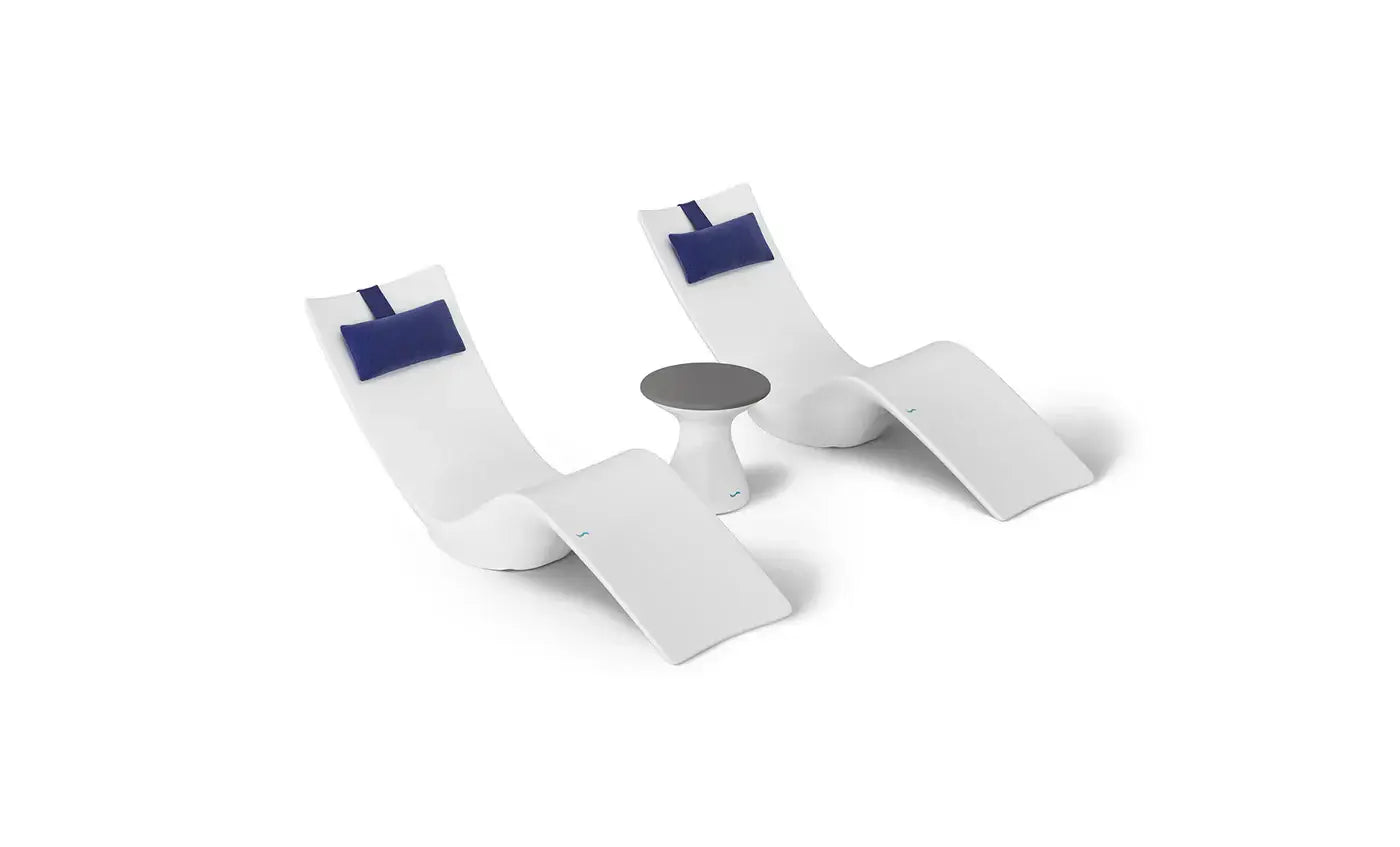 Ledge Lounger Autograph Chaise & Side Table In-Pool Set