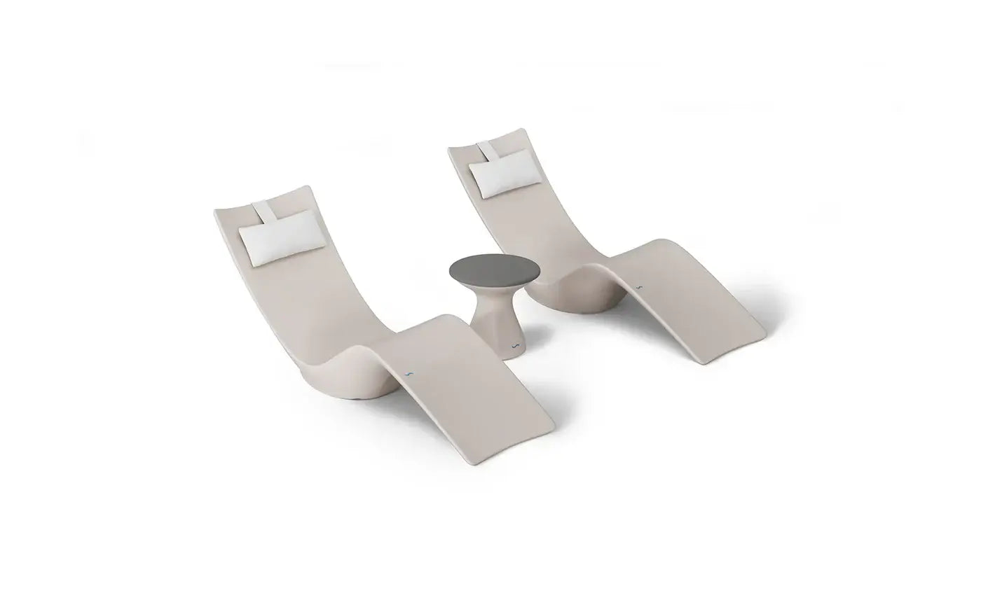 Ledge Lounger Autograph Chaise & Side Table In-Pool Set