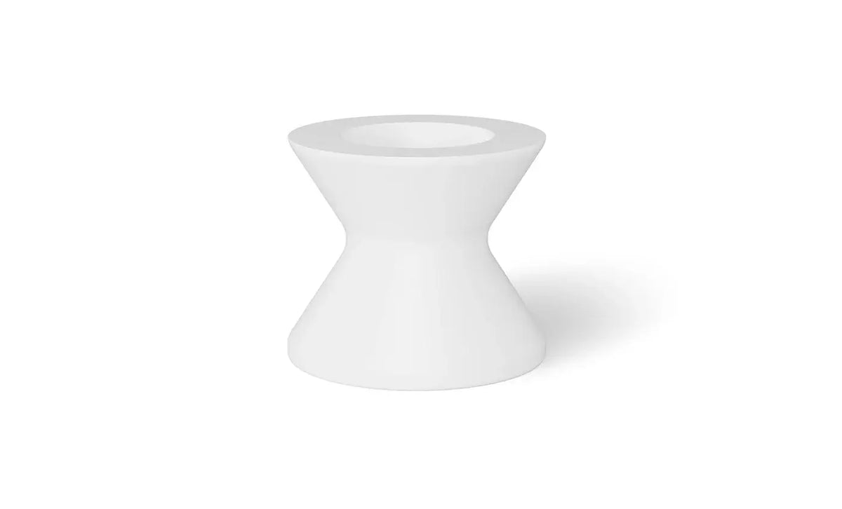 Ledge Lounger Signature Tall Ice Bin Side Table is designed for in-pool use on baja shelves or sun ledges with water depths up to 15 inches, or as a chic addition to your deck, this versatile table keeps your favorite beverages chilled and close at hand.